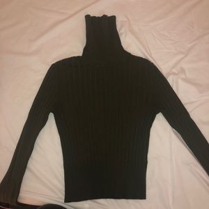 Zara cropped turtleneck sweater